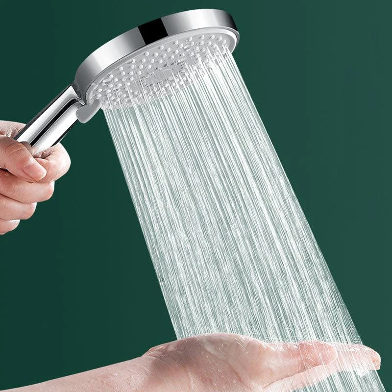 Round Handheld Shower Head Self-Cleaning Wall-Mount Shower Head -Bathlova