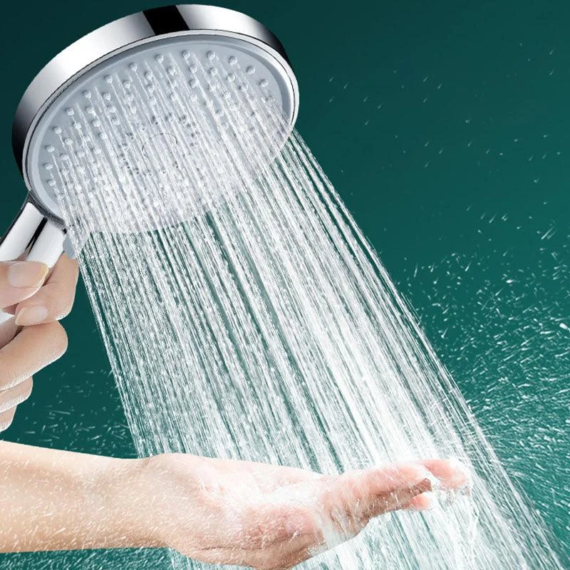 Round Handheld Shower Head Self-Cleaning Wall-Mount Shower Head -Bathlova