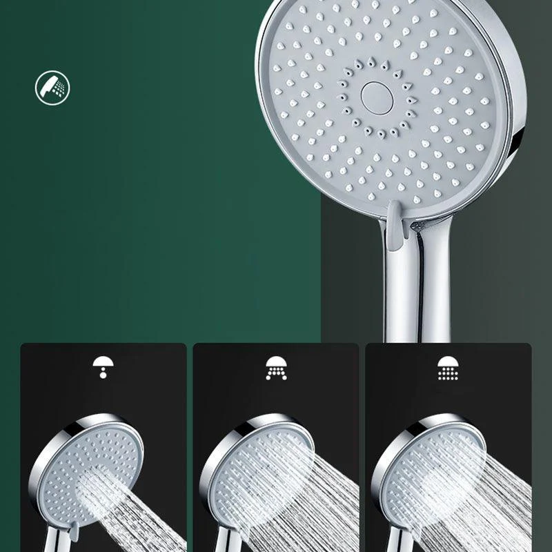 Round Handheld Shower Head Self-Cleaning Wall-Mount Shower Head -Bathlova