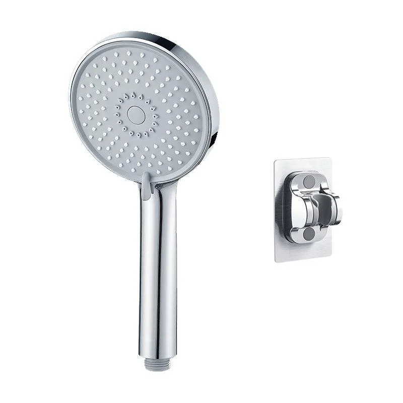 Round Handheld Shower Head Self-Cleaning Wall-Mount Shower Head -Bathlova