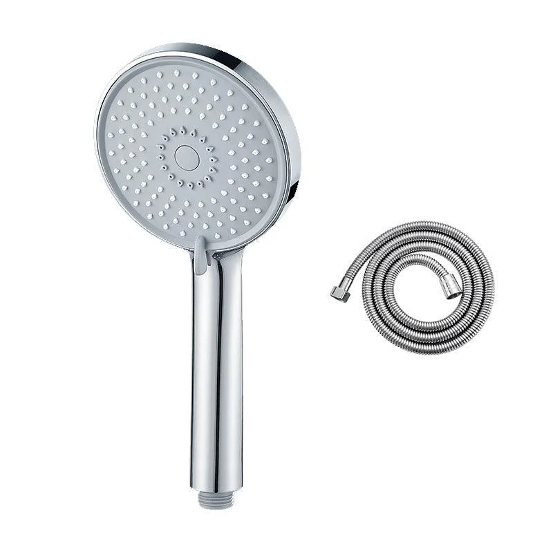 Round Handheld Shower Head Self-Cleaning Wall-Mount Shower Head -Bathlova