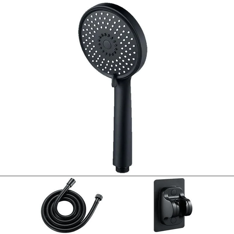 Round Handheld Shower Head Self-Cleaning Wall-Mount Shower Head -Bathlova