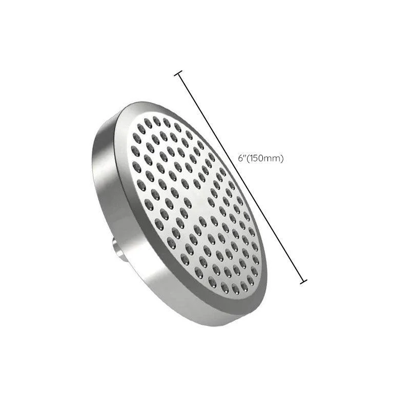 Round Pressurized Rain Shower Head Wall-Mount Adjustable Shower Head -Bathlova