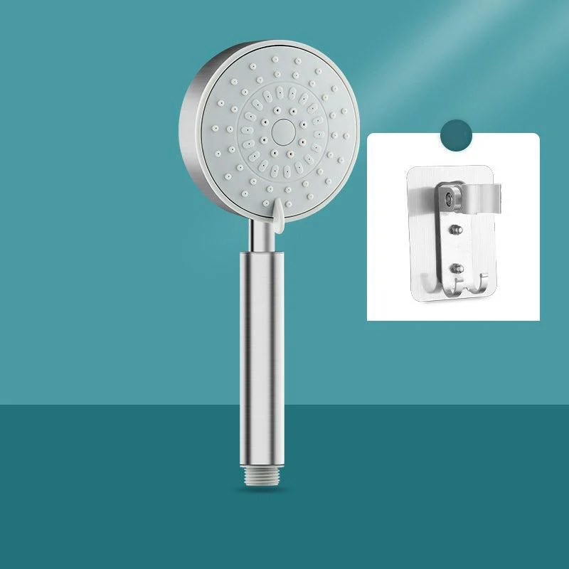 Round Self-Cleaning Hand Shower Adjustable Spray Pattern Stainless Steel Hand Shower -Bathlova