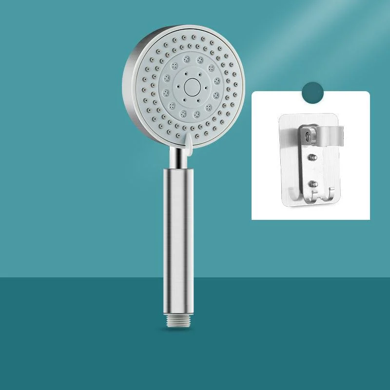 Round Self-Cleaning Hand Shower Adjustable Spray Pattern Stainless Steel Hand Shower -Bathlova