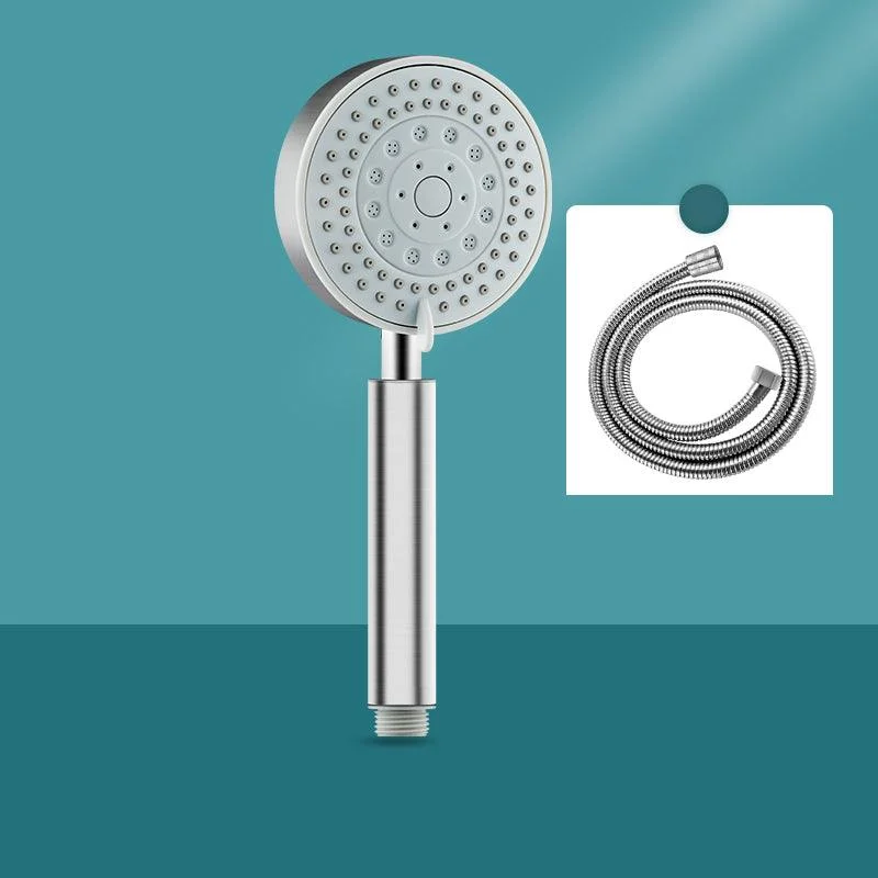 Round Self-Cleaning Hand Shower Adjustable Spray Pattern Stainless Steel Hand Shower -Bathlova