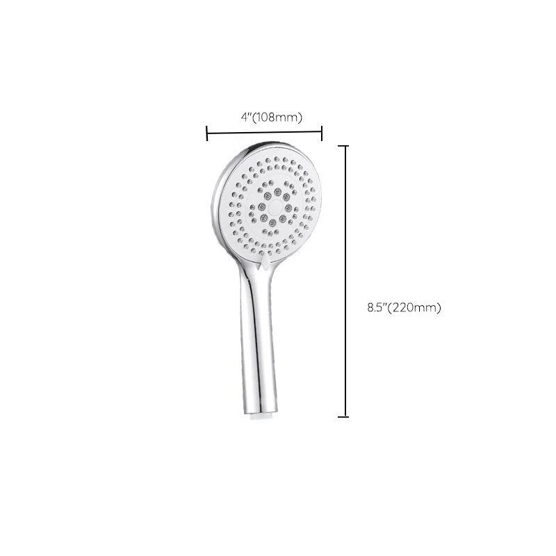 Round Self-Cleaning Hand Shower Adjustable Water Flow Wall-Mount Hand Shower -Bathlova