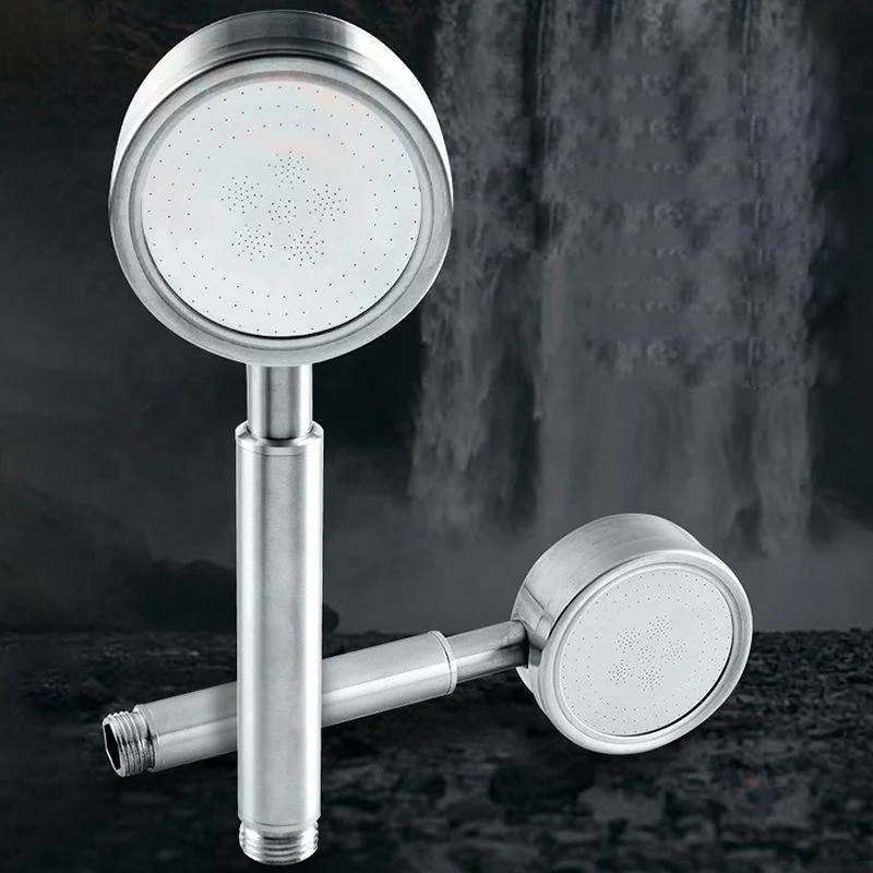 Round Shape Handheld Shower Head Traditional Metal Wall Mounted Hand Shower -Bathlova