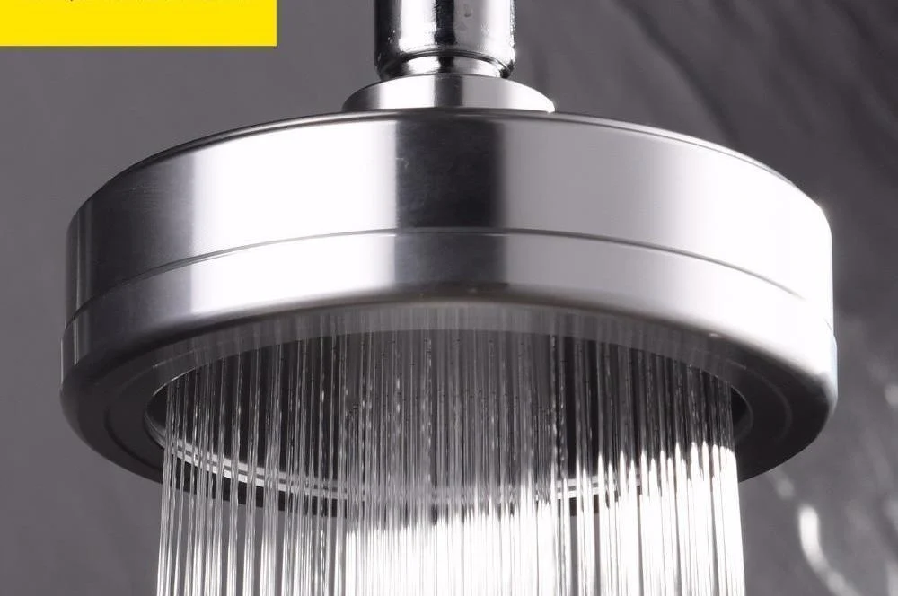 Round Shape Pressure Boost Shower Head with Detachable Shower Filter -Bathlova