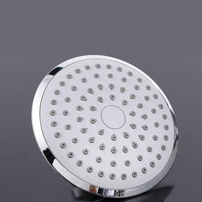 Round Shape Shower Head Modern Swivel Wall Mounted Fixed Shower Head -Bathlova