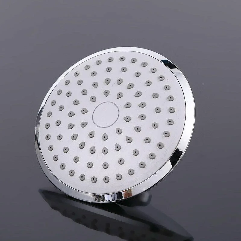 Round Shape Shower Head Modern Swivel Wall Mounted Fixed Shower Head -Bathlova