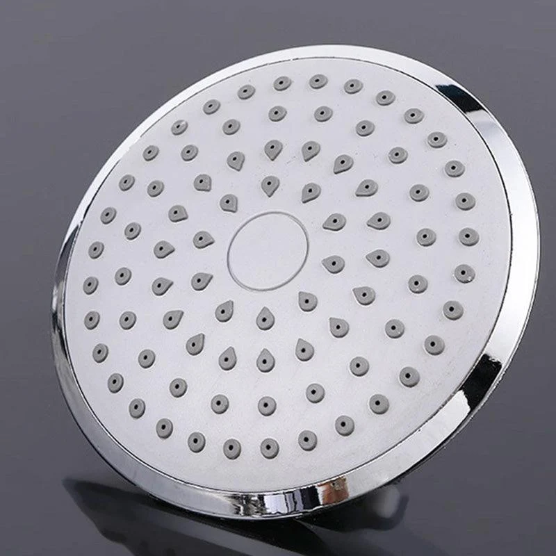 Round Shape Shower Head Modern Swivel Wall Mounted Fixed Shower Head -Bathlova