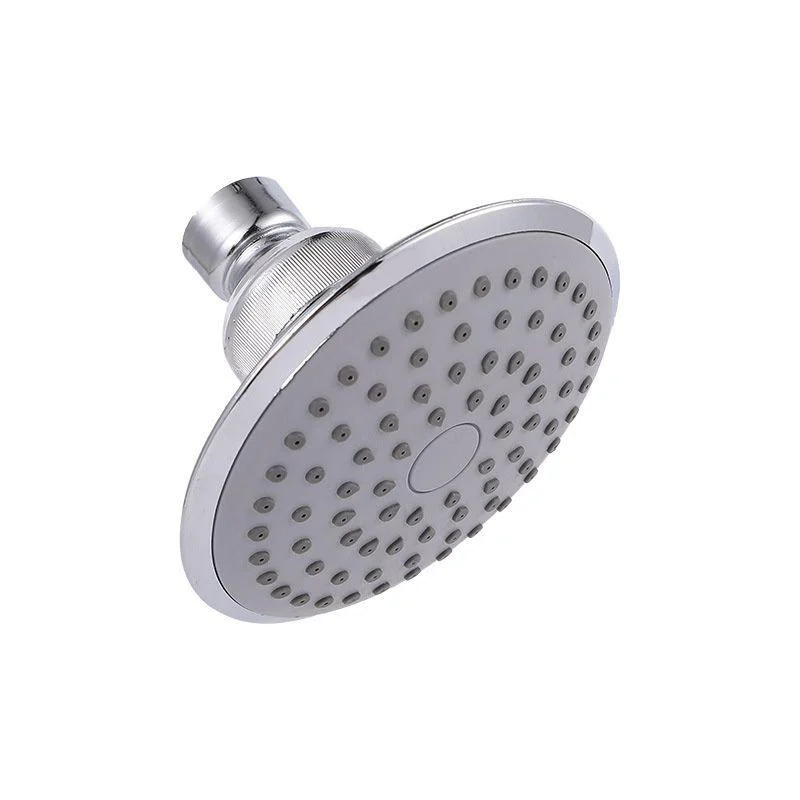 Round Shape Shower Head Modern Swivel Wall Mounted Fixed Shower Head -Bathlova