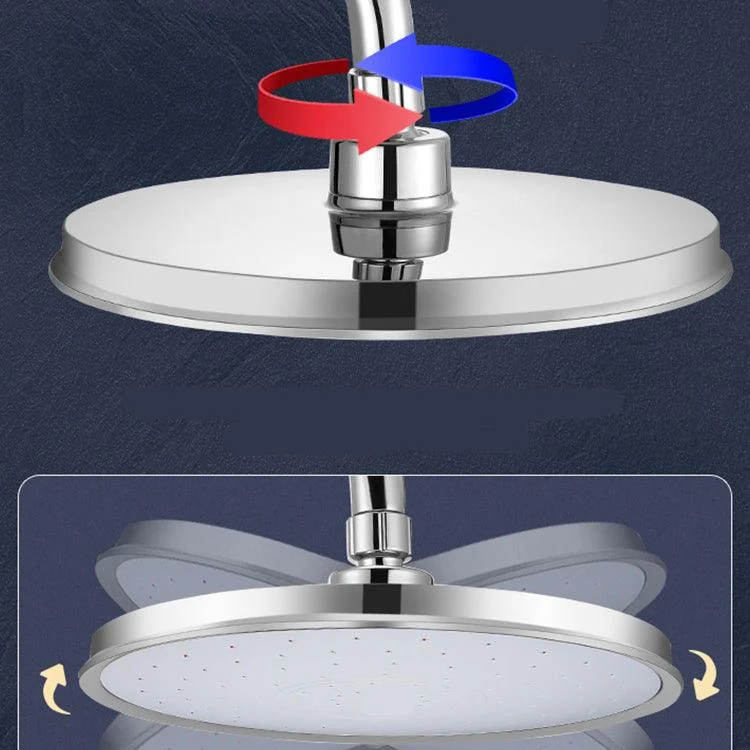 Round Shower Head Combo Modern Fixed Shower Head for Bathroom -Bathlova