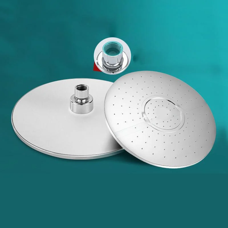 Round Shower Head Combo Modern Fixed Shower Head for Bathroom -Bathlova