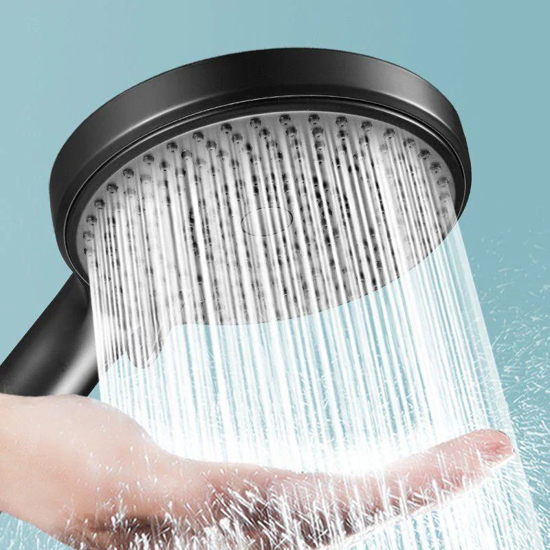 Round Shower Head Plastic Handheld Shower Head with Adjustable Spray Pattern -Bathlova