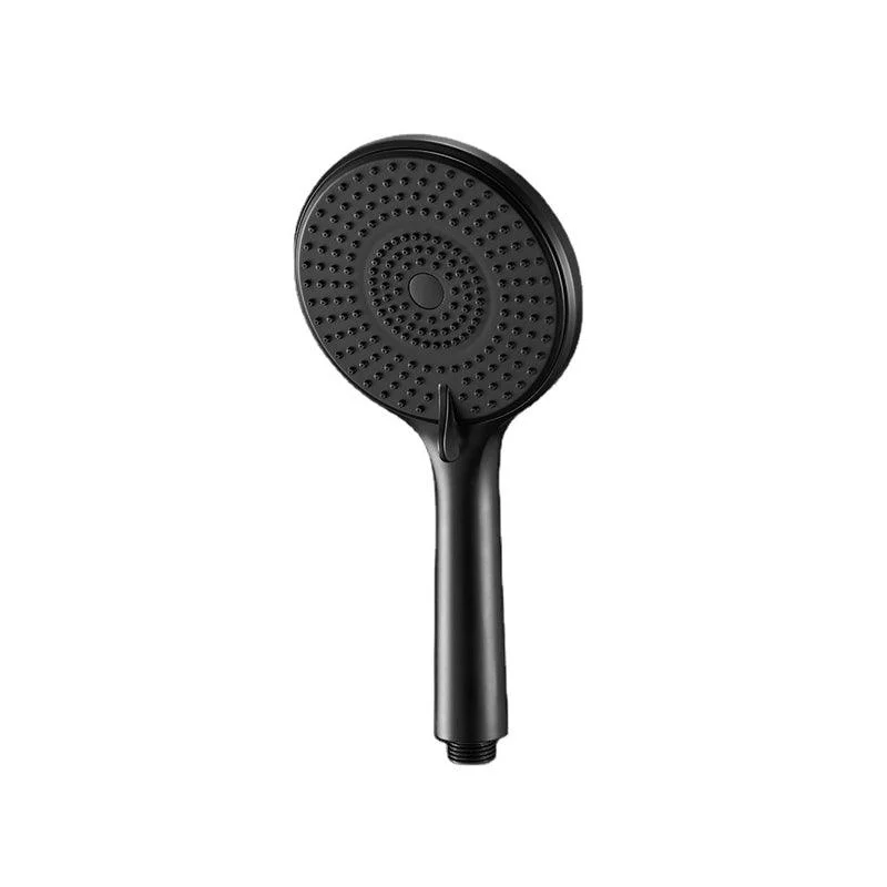 Round Shower Head Plastic Handheld Shower Head with Adjustable Spray Pattern -Bathlova