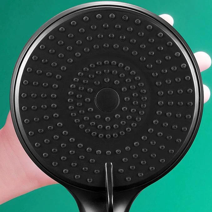 Round Shower Head Plastic Handheld Shower Head with Adjustable Spray Pattern -Bathlova