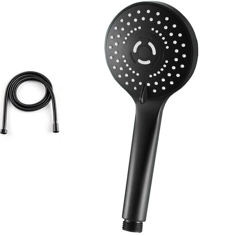 Round Shower Head Plastic Modern Shower Head with Adjustable Spray Pattern -Bathlova