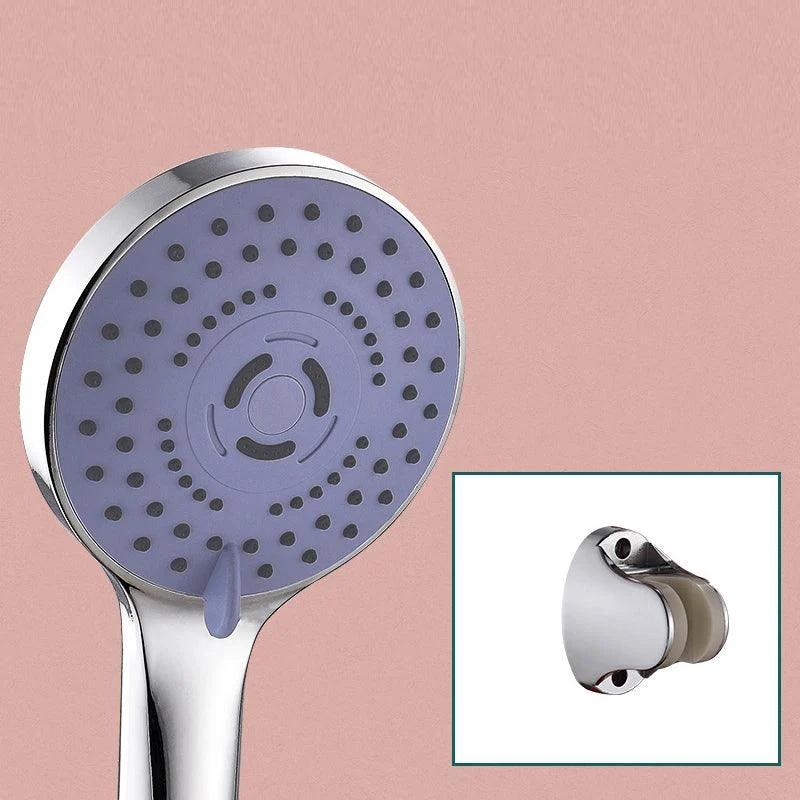 Round Shower Head Plastic Shower Head with Adjustable Spray Pattern -Bathlova