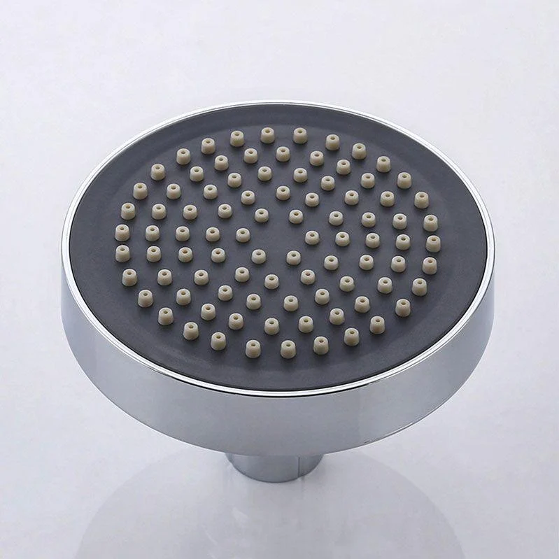 Round Small Top Shower Head Wall-Mount Adjustable Shower Head -Bathlova