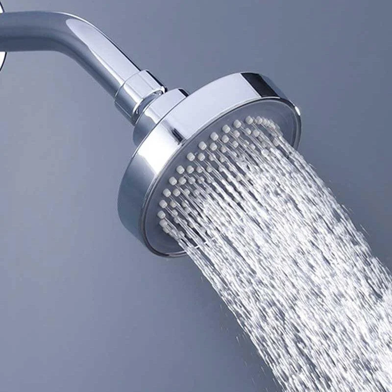 Round Small Top Shower Head Wall-Mount Adjustable Shower Head -Bathlova