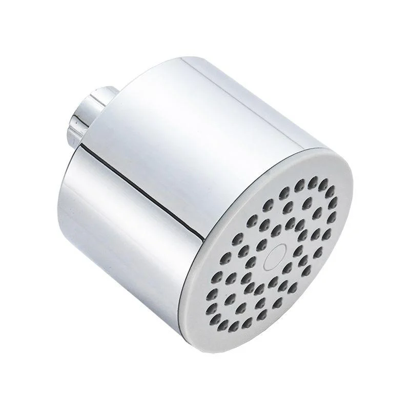 Round Stainless Steel Showerhead in Silver Wall-Mount Showerhead -Bathlova