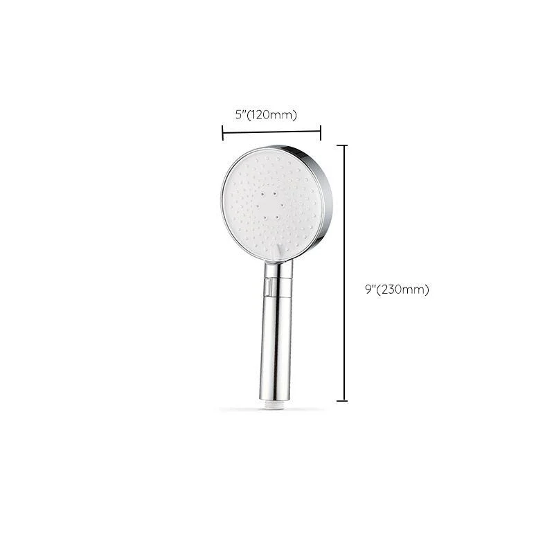 Round Water Filtration Hand Shower Adjustable Water Flow Wall-Mount Hand Shower -Bathlova