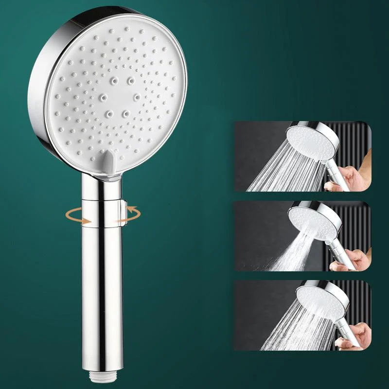 Round Water Filtration Hand Shower Adjustable Water Flow Wall-Mount Hand Shower -Bathlova