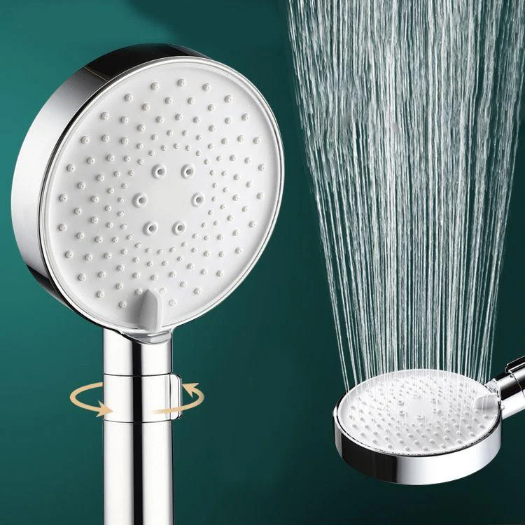 Round Water Filtration Hand Shower Adjustable Water Flow Wall-Mount Hand Shower -Bathlova