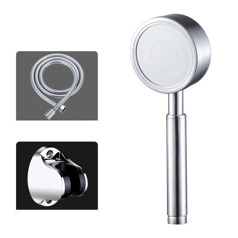 Round Water Filtration Hand Shower Medium Flow Stainless Steel Hand Shower -Bathlova