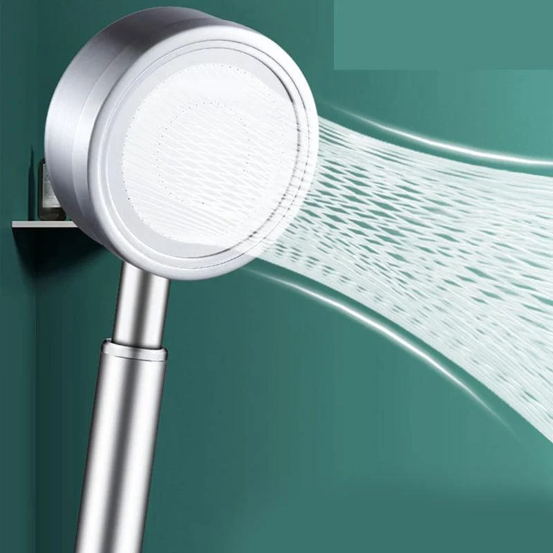 Round Water Filtration Hand Shower Medium Flow Stainless Steel Hand Shower -Bathlova