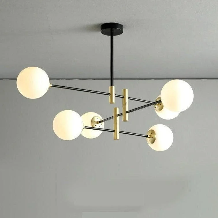 Sable - Modern Glass Multi-Bulb Chandelier -Bathlova