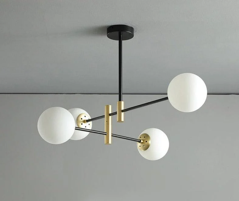 Sable - Modern Glass Multi-Bulb Chandelier -Bathlova