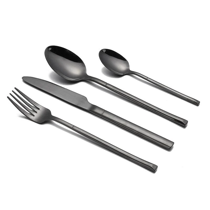 Sachi - Mirrored Finish Stainless Steel Silverware Set -Bathlova