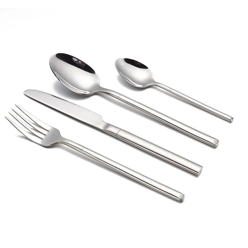 Sachi - Mirrored Finish Stainless Steel Silverware Set -Bathlova