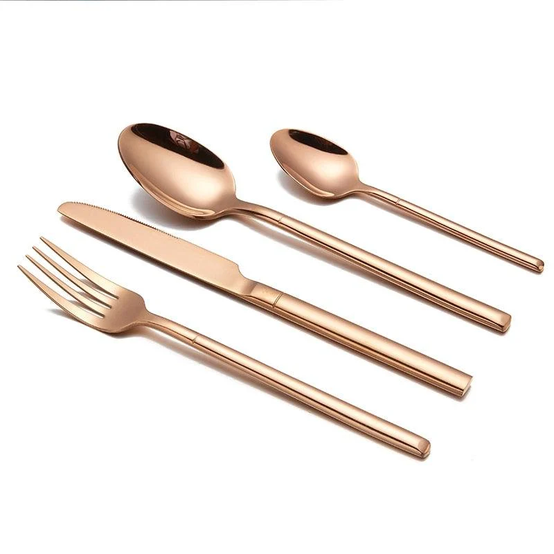 Sachi - Mirrored Finish Stainless Steel Silverware Set -Bathlova