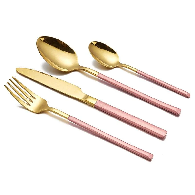 Sachi - Mirrored Finish Stainless Steel Silverware Set -Bathlova