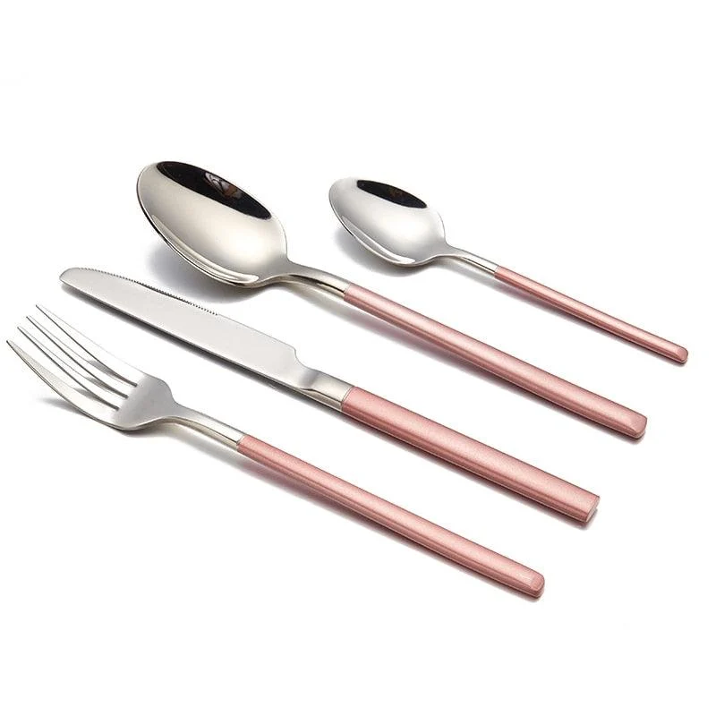 Sachi - Mirrored Finish Stainless Steel Silverware Set -Bathlova