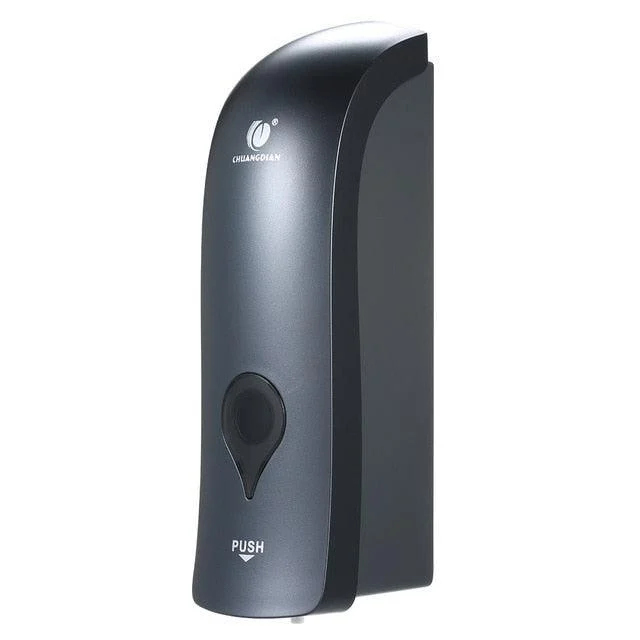 Self Adhesive Wall Mounted Manual Bathroom Liquid Soap Dispenser -Bathlova