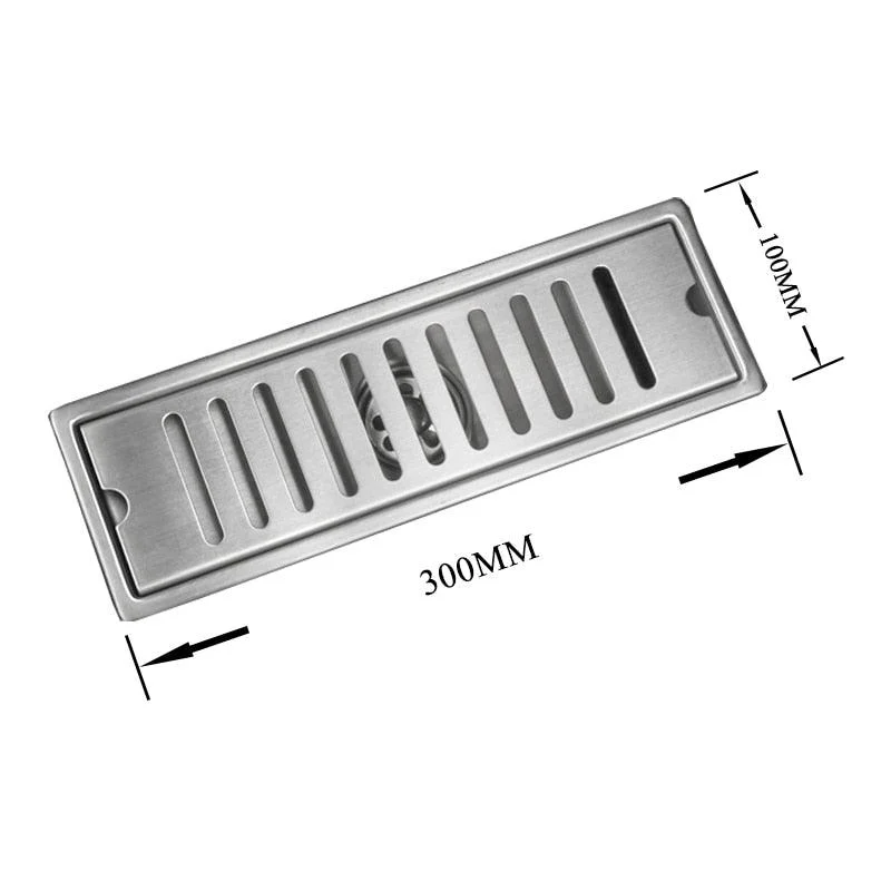 Shower Drain Floor Douche Square Cover Drain Long Linear Drainage -Bathlova