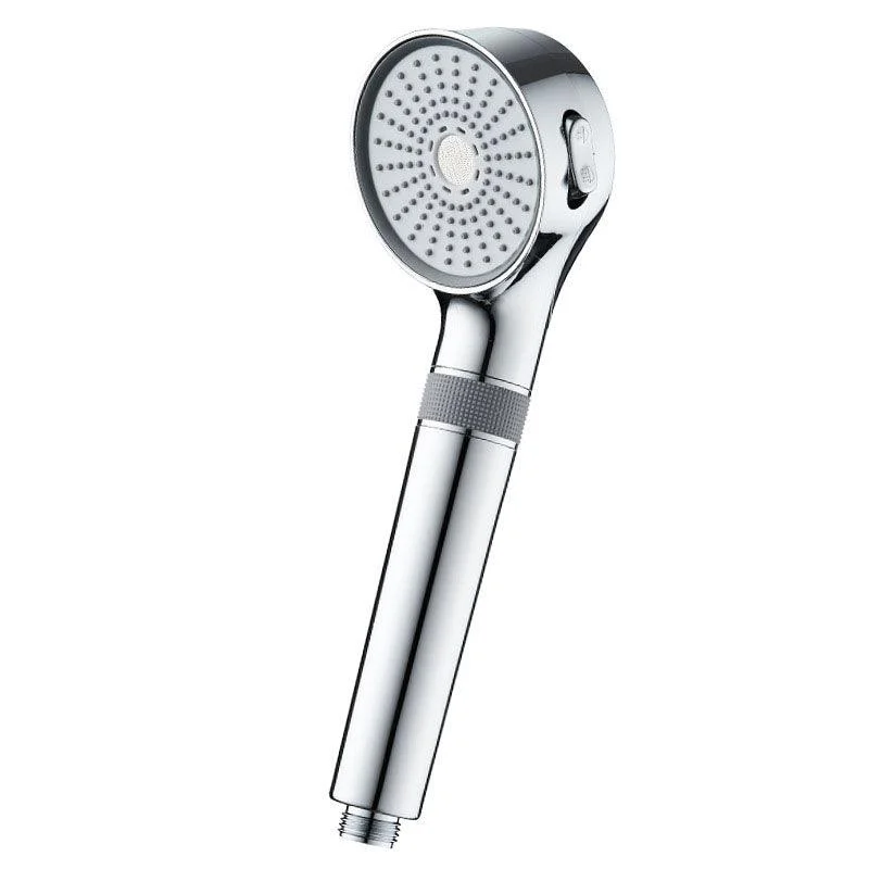 Shower Head 3-Setting Modern Round Plastic Water Filtration Handheld Shower Head -Bathlova