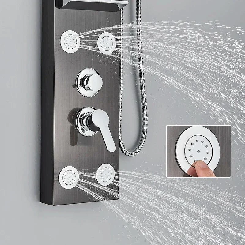 Shower Panel Tap Degree Display with SPA Massage Jet Shower System -Bathlova