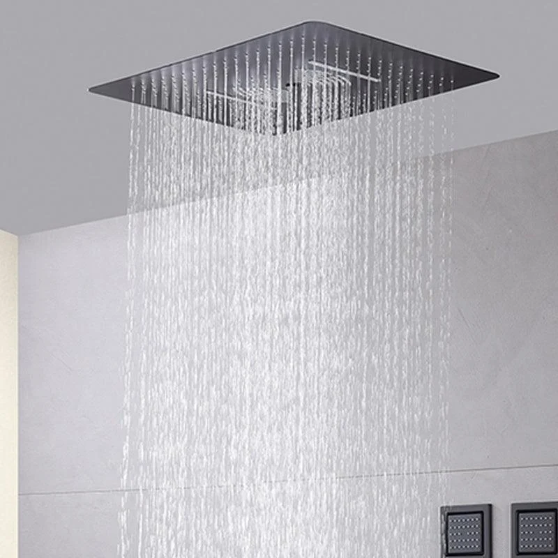 Shower Set All Copper into The Wall Concealed Digital Display Shower Set -Bathlova