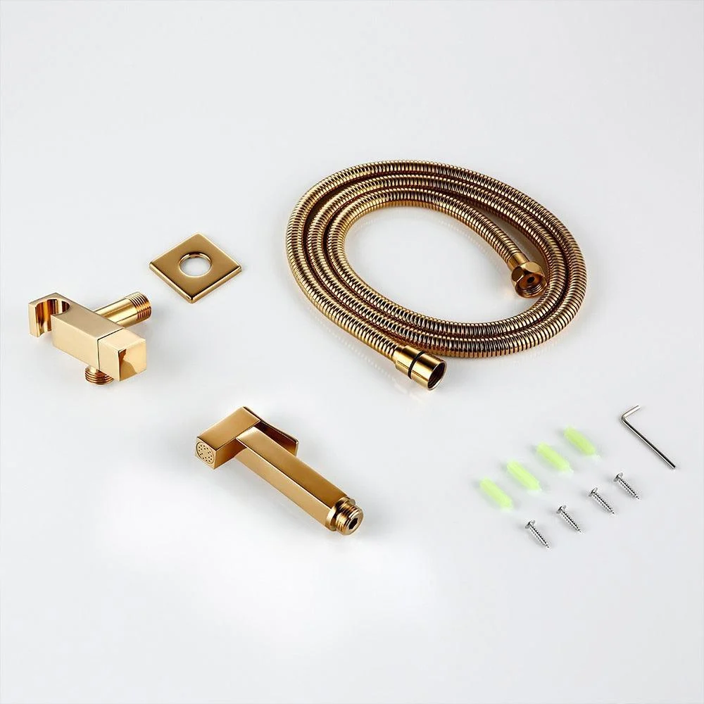 Shower Set Douche Toilet Kit Bidet Sprayer Gold Brass Bidet -Bathlova