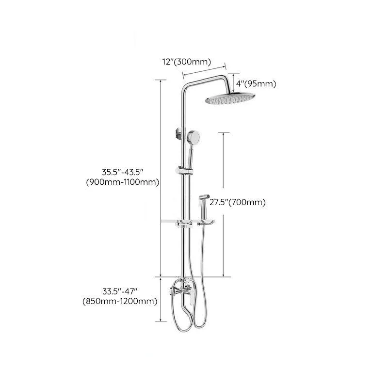 Shower Set Shower Head Pressurized Bath Bathroom Tap Bath Stainless Steel -Bathlova