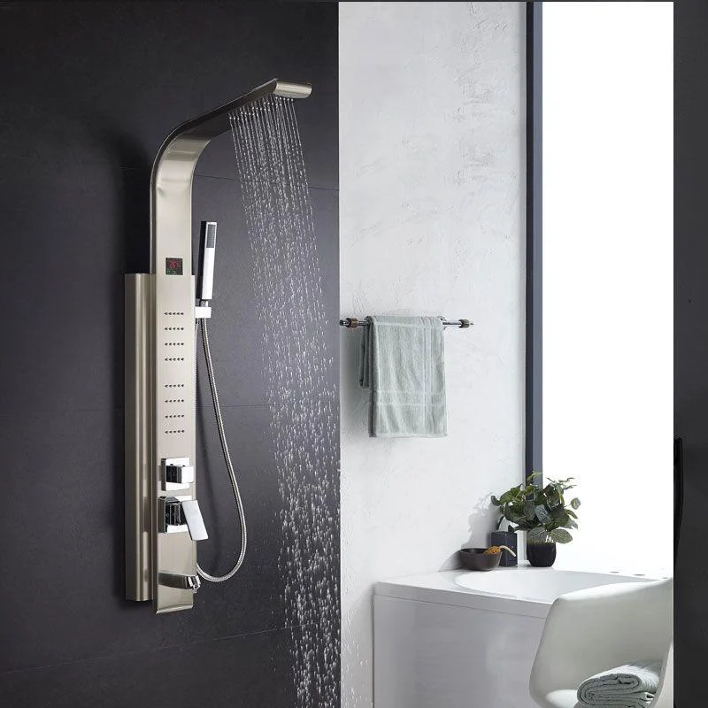 Shower Set Shower Screen Intelligent Digital Display Bathroom Shower Head -Bathlova