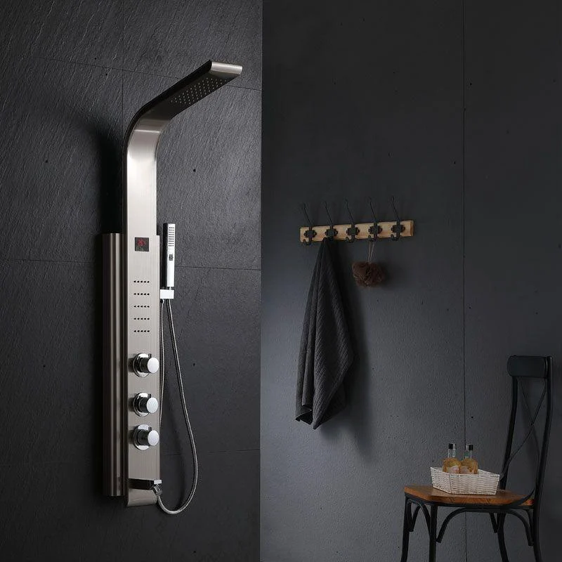 Shower Set Shower Screen Intelligent Digital Display Bathroom Shower Head -Bathlova