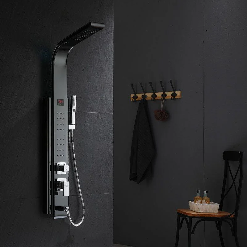 Shower Set Shower Screen Intelligent Digital Display Bathroom Shower Head -Bathlova