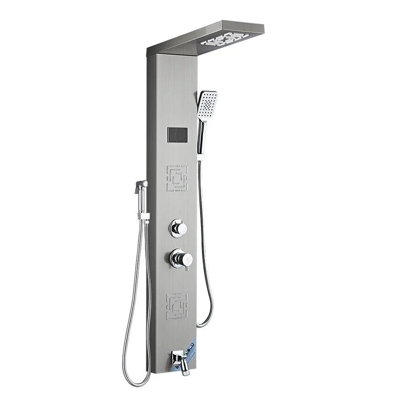 Shower Shower Set Digital Display Temperature Control Shower Wall Mounted -Bathlova